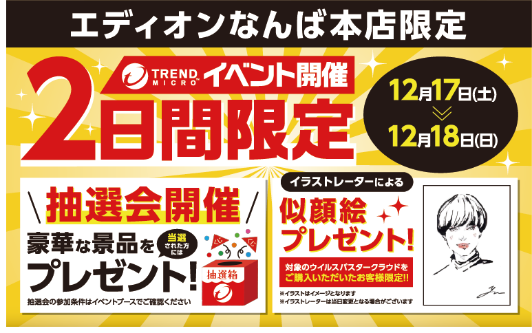 ウイルスバスター抽選会